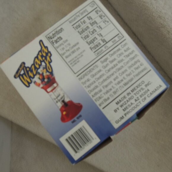 Gumball Wizard Jr No. 1010 - RED Tabletop Mini Wizard Spiral Gum Ball Bank NIB - Picture 12 of 12